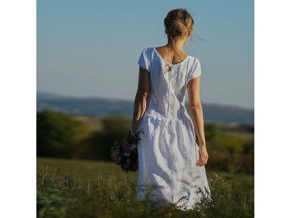 Šaty Jane Eyre v bílé VI (Le Mi)