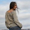 Boho rustikální halenka s krajkou III (Le Mi)