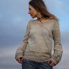 Boho rustikální halenka s krajkou I (Le Mi)